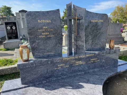 Dvojhrob – ukázka realizace Kamenictví ONYX