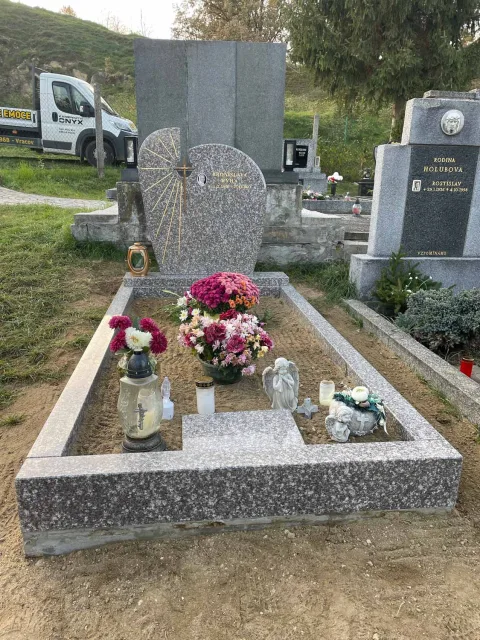 Jednohrob – ukázka realizace Kamenictví ONYX