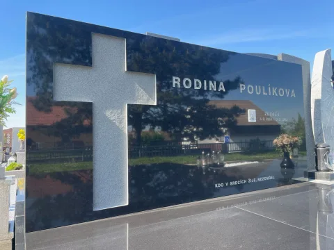 Dvojhrob – ukázka realizace Kamenictví ONYX