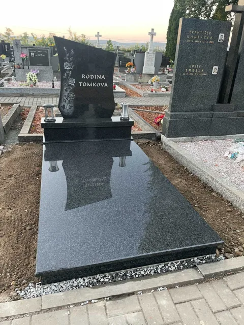 Jednohrob – ukázka realizace Kamenictví ONYX
