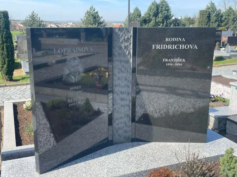 Dvojhrob – ukázka realizace Kamenictví ONYX