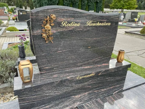 Dvojhrob – ukázka realizace Kamenictví ONYX