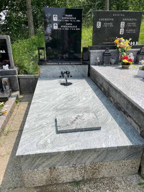 Jednohrob – ukázka realizace Kamenictví ONYX