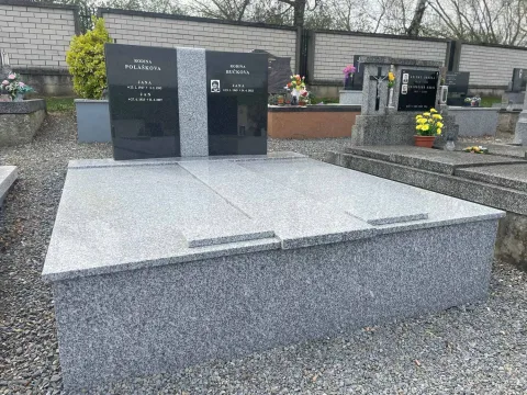 Dvojhrob – ukázka realizace Kamenictví ONYX