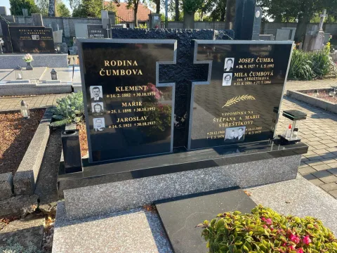 Dvojhrob – ukázka realizace Kamenictví ONYX
