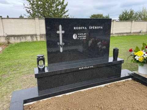 Dvojhrob – ukázka realizace Kamenictví ONYX