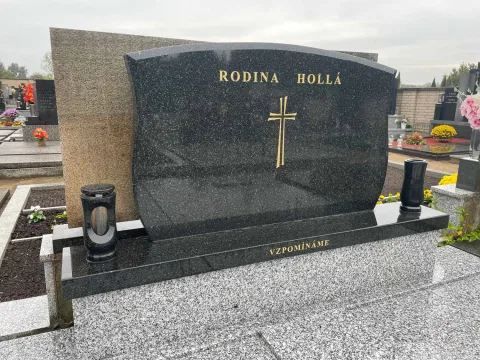 Dvojhrob – ukázka realizace Kamenictví ONYX