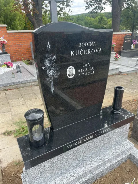 Jednohrob – ukázka realizace Kamenictví ONYX