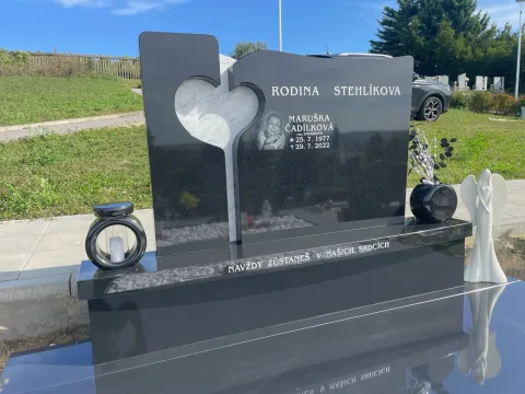 Dvojhrob – ukázka realizace Kamenictví ONYX