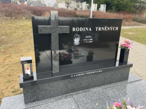 Dvojhrob – ukázka realizace Kamenictví ONYX