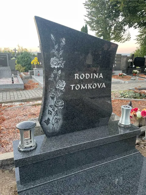 Jednohrob – ukázka realizace Kamenictví ONYX