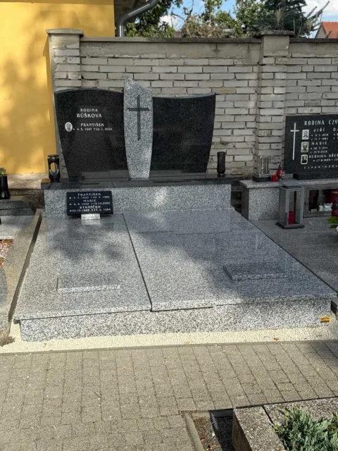 Dvojhrob – ukázka realizace Kamenictví ONYX