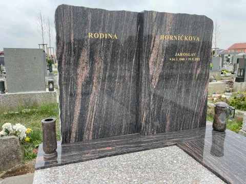 Dvojhrob – ukázka realizace Kamenictví ONYX