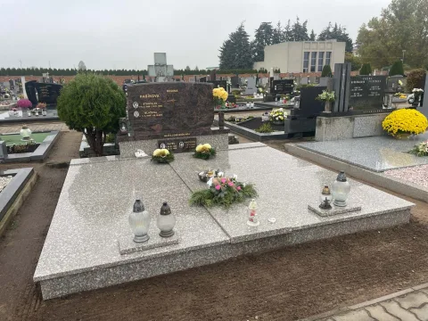 Dvojhrob – ukázka realizace Kamenictví ONYX