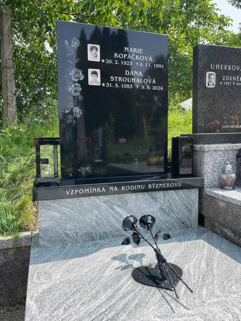 Jednohrob – ukázka realizace Kamenictví ONYX