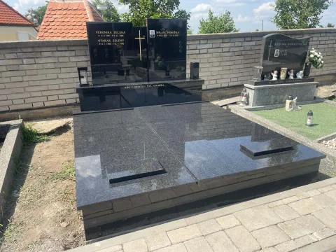 Dvojhrob – ukázka realizace Kamenictví ONYX