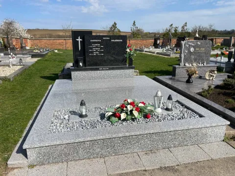 Dvojhrob – ukázka realizace Kamenictví ONYX